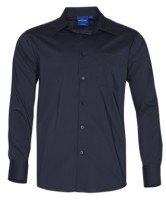 Men's Teflon Executive Long Sleeve-Navy 